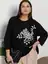 Блуза Ромашка (черная) Б15384-24М