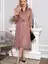 Платье замшевое Дарьяна НЬЮ (пыльная роза) П14651-18М
