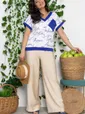 Блуза Лоран (белая) Б13509-20М