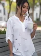 Блуза Флоретта (белая) Б13962-20М