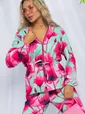 Костюм Бомба стиля (розово-мятный) К13142-6М