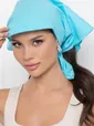 Косынка с козырьком (голубая) КК38