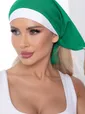 Косынка с обтачкой (зеленая) КОБ03