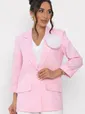 Пиджак льняной Мэрлин (розовый) Б15430-7М