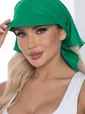 Косынка с козырьком (зеленый) КК62