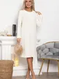 Платье трикотажное Портофино (молочное) П15026-25М