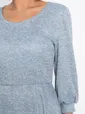 Платье трикотажное Ирина НЬЮ (голубой меланж) П15027-9М