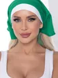 Косынка с обтачкой (зеленая) КОБ03