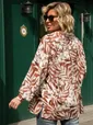 Рубашка льняная Тропик (бежево-коричневая) Б15877-1М