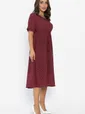 Платье Майя (бордовое/горох) П13984-3М