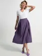 Юбка миди Мариэтта (фиолетовая) Ю14389-16М