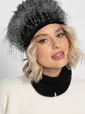 Комплект шапка и снуд (черная) ШС35-23М