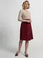 Юбка вельветовая Эрис (бургунди) Ю15193-25М