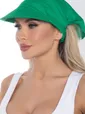 Косынка с козырьком на резинке (зеленая) ККР11