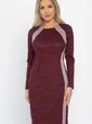 Платье трикотажное Елея (бордовое) П14589-10М