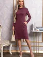 Платье Мариса (бордовое) П14837-10М