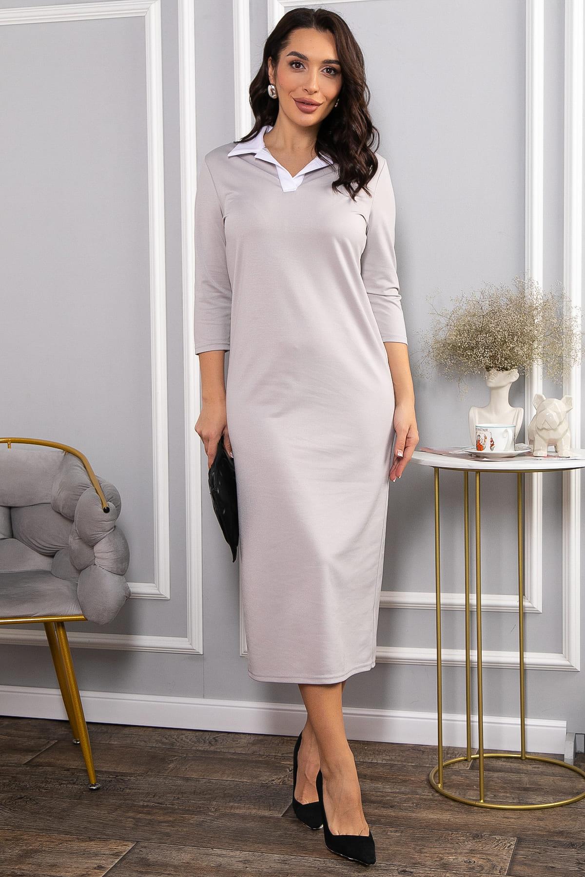 Платье Индиана (серое) П14612-10М