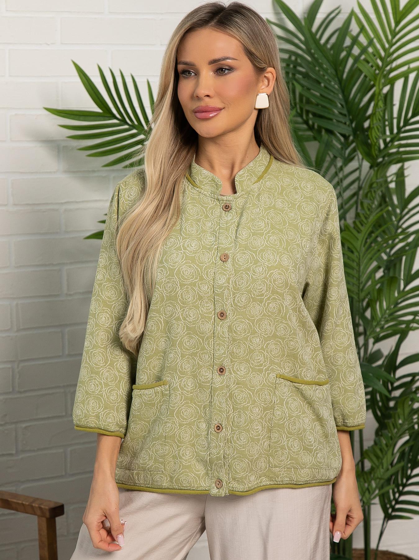 Жакет летний Бияги (олива) Б15529-4М