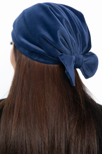 Чалма с бантом (синяя) ЧБ5-23М Чалма с бантом (синяя) ЧБ5-23М