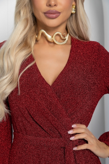 Платье Загадай желание (красное) П11830