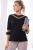 Блуза "Азалия" (черная) Б8311 Блуза "Азалия" (черная) Б8311