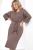 Платье "Флора" (кофе) П8114 Платье "Флора" (кофе) П8114