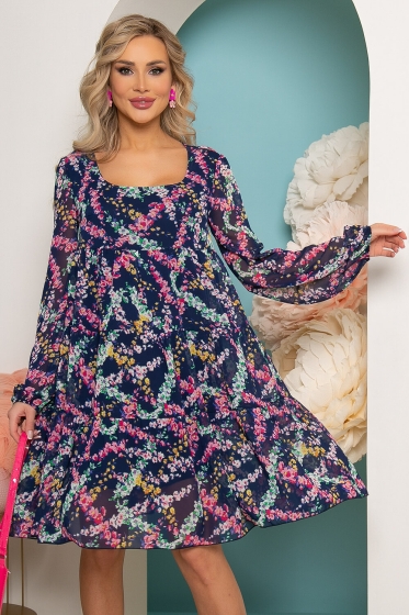 Платье &quot;Милее всех&quot; (мультиколор) П3557