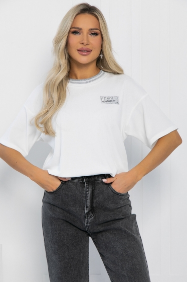 Футболка Ника (белая) Б12940-7М