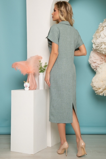 Платье &quot;Эвелина&quot; (олива) П3665