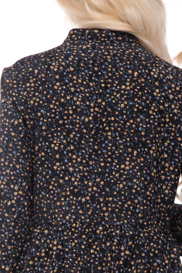 Платье &quot;Игривое настроение&quot; (темно-синее) П7615