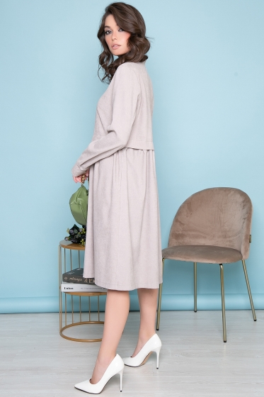 Платье &quot;Муза&quot; (грей) П3281