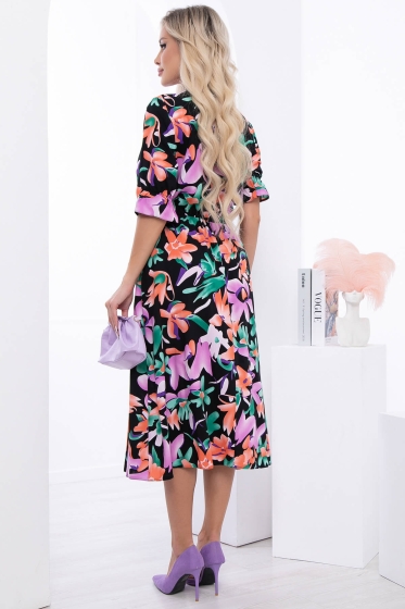 Платье "Ирени" (блэк) П6757