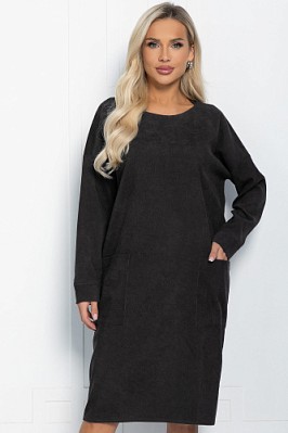 Платье Нова (графит) П11618 Платье Нова (графит) П11618