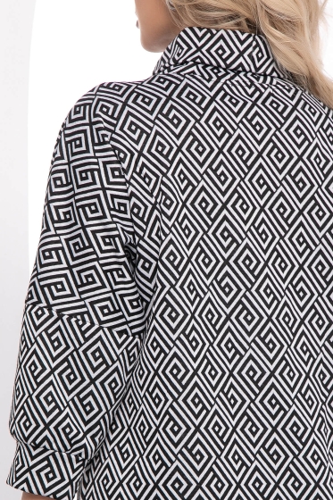 Платье &quot;Никс&quot; (черно-белое) П8277