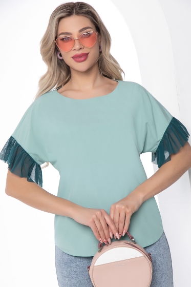 Блуза "Джессика" (олива) Б8657