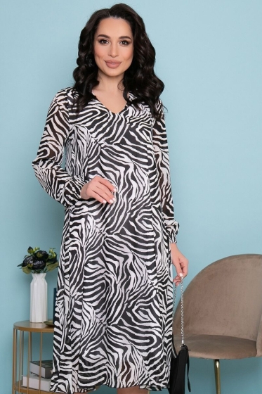 Платье &quot;Волшебная история&quot; (блэк энд вайт) П7239