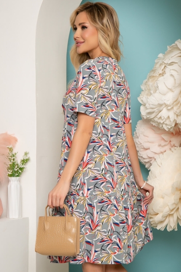 Платье &quot;Коста-Рика&quot; (яркий принт) П3586