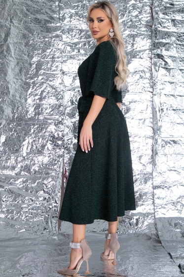 Платье &quot;Ирина&quot; (мерцающая бирюза) П7412