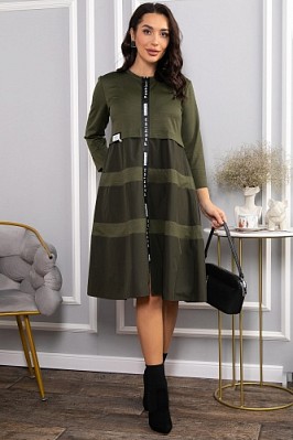Платье Наири (хаки) П14427-5М Платье Наири (хаки) П14427-5М
