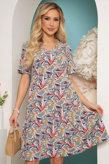 Платье &quot;Коста-Рика&quot; (яркий принт) П3586