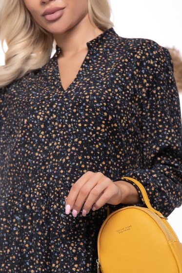 Платье &quot;Игривое настроение&quot; (темно-синее) П7615