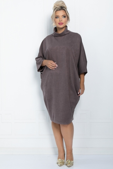Платье Алина (кофе) П11407