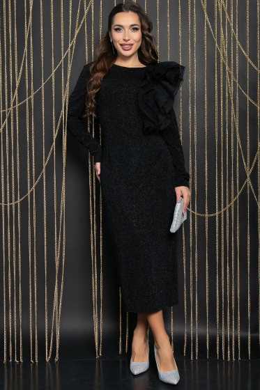 Платье Кармелита (черное) П11914