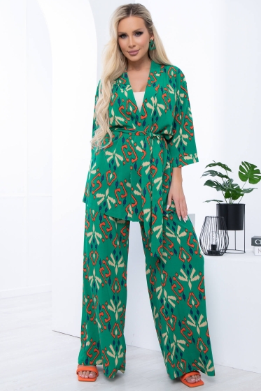 Костюм "Зарина" (яркая зелень) К6750