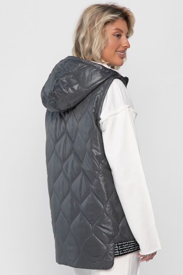 Жилет утепленный Дана Мур (графит) Б14310-18М