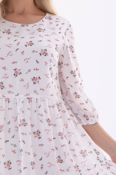 Платье "Виталина" (цветы) П6098