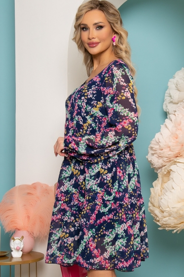 Платье &quot;Милее всех&quot; (мультиколор) П3557