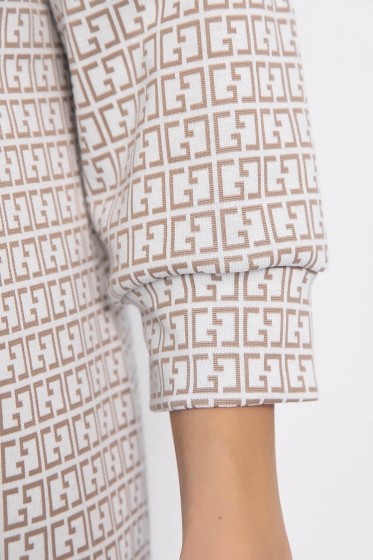 Платье Никс (светло-бежевое) П12756-4М