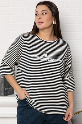 Блуза Монтана (бело-синяя) Б14887-20М