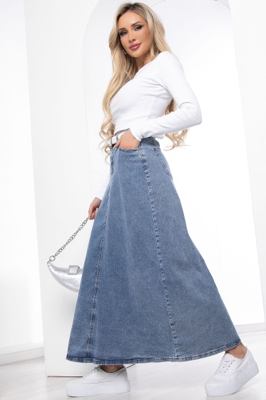 Юбка "Антэлия" (синяя) Ю8698